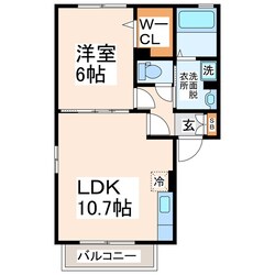 新南部入口 徒歩6分 1階の物件間取画像